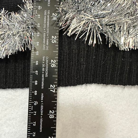 Ugly Christmas Sweater Feliz Navidad LIGHTS UP Tinsel Xmas Party Winner Size XXL - Picture 5 of 5